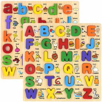 Educational Wooden Cartoon Hand Grab Puzzle Board