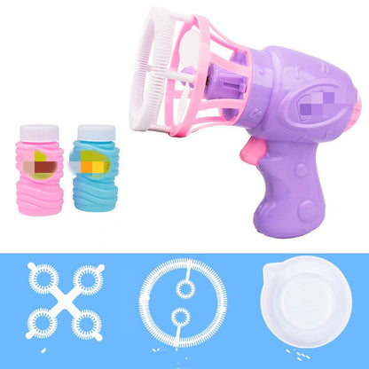 Automatic Children's Electric Fan Bubble Gun
