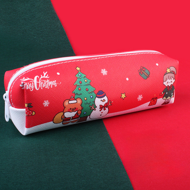 Christmas Polyester Pencil Case