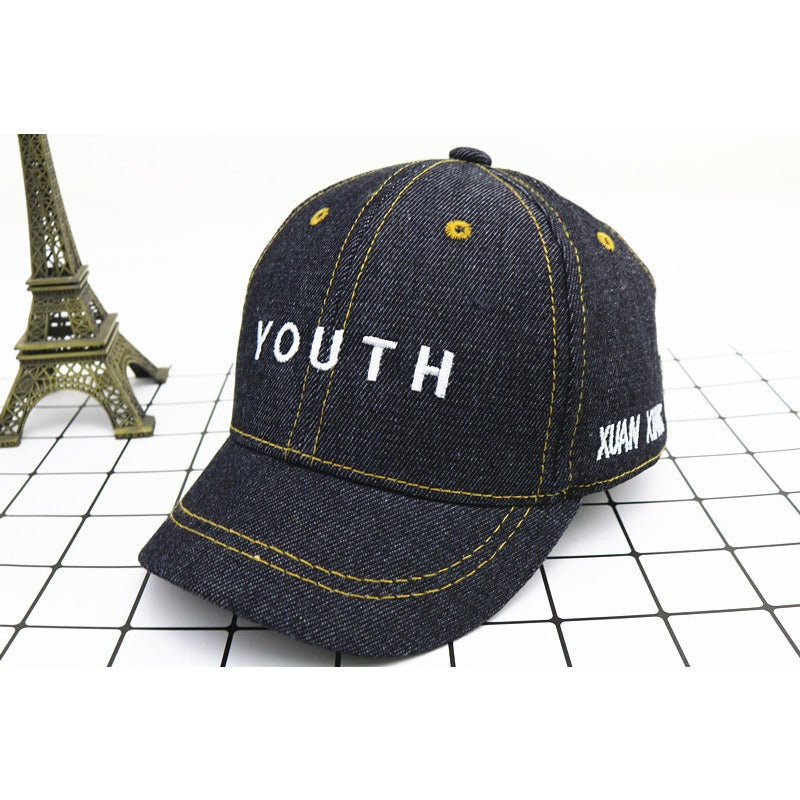 Mama Denim Casual Letter Baseball Caps