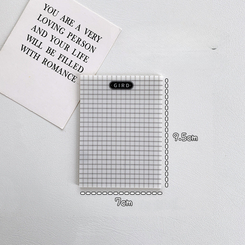 Transparent Material Mesh Translucent Sticky Notes