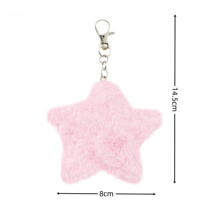 Pentagram Plush Keychain
