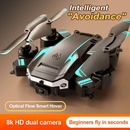 Folding 8K Dual Camera Drone with Obstacle Avoidance