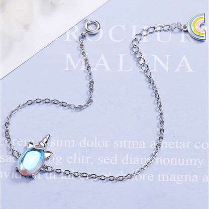 Unicorn Moonstone Bracelet
