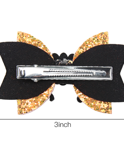Spooky Sparkle Sequin Halloween Hair Clips