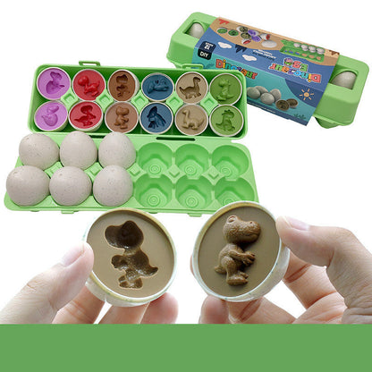 Egg Shape Matching Educational Toy for Kids