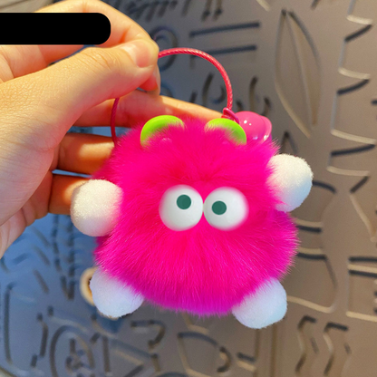 Cartoon Fur Ball Keychain