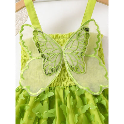 Butterfly Mesh Polyester Princess Skirt