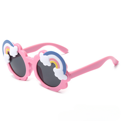 PC Cute Rainbow Anti-ultraviolet Children Sunglasses