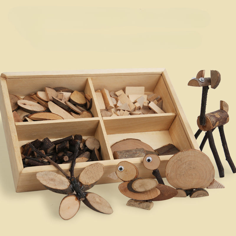 Wholesale of Wooden Gift Boxes, Kindergarten Stock of Wooden Chips