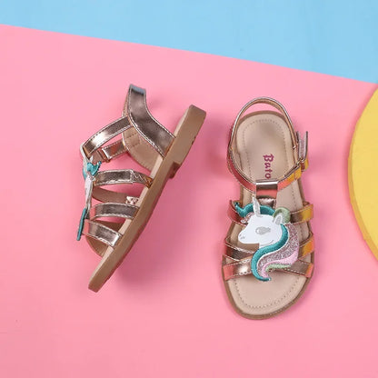 Girls Dressy Unicorn Sandals