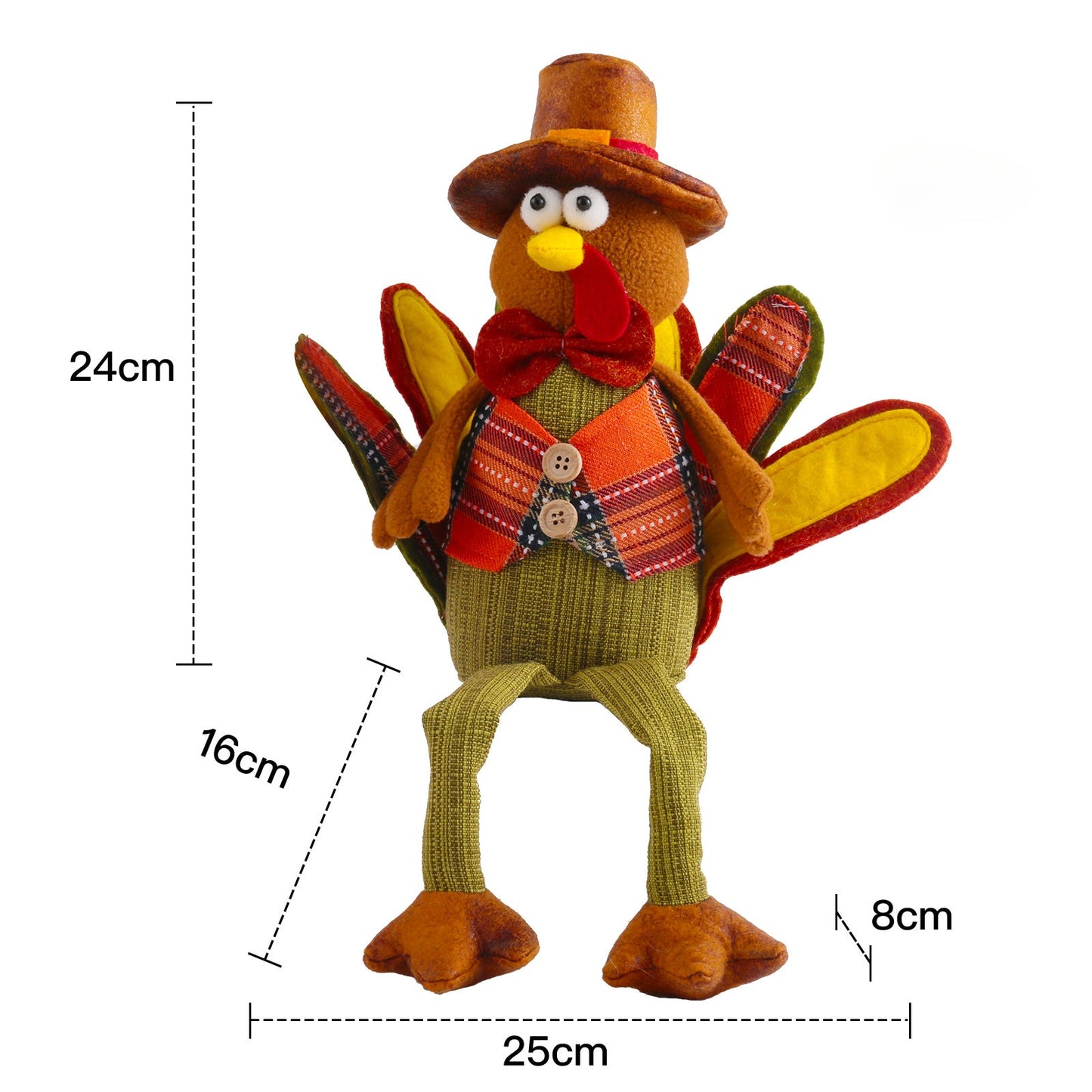 Thanksgiving Decorative Turkey Ornaments