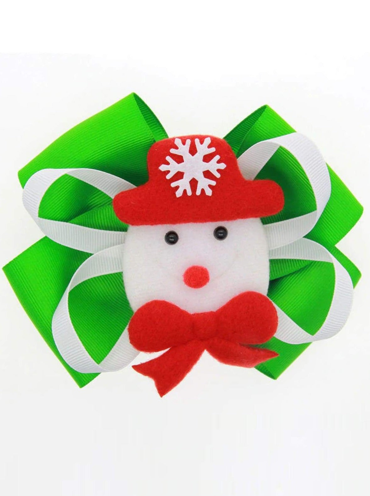 Girls Christmas Bow Hair Clip
