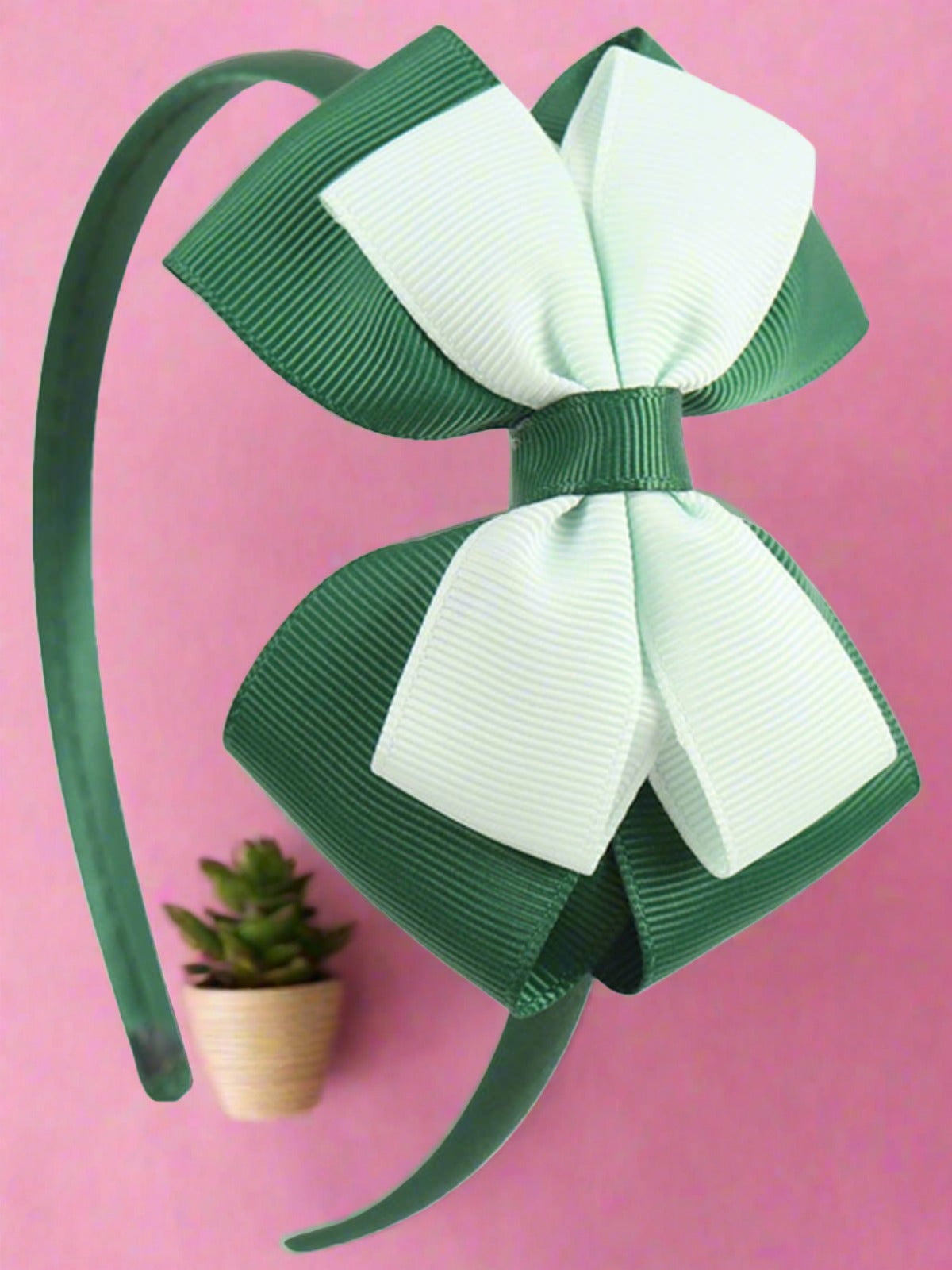 Darling Double Bow Ribbon Headband