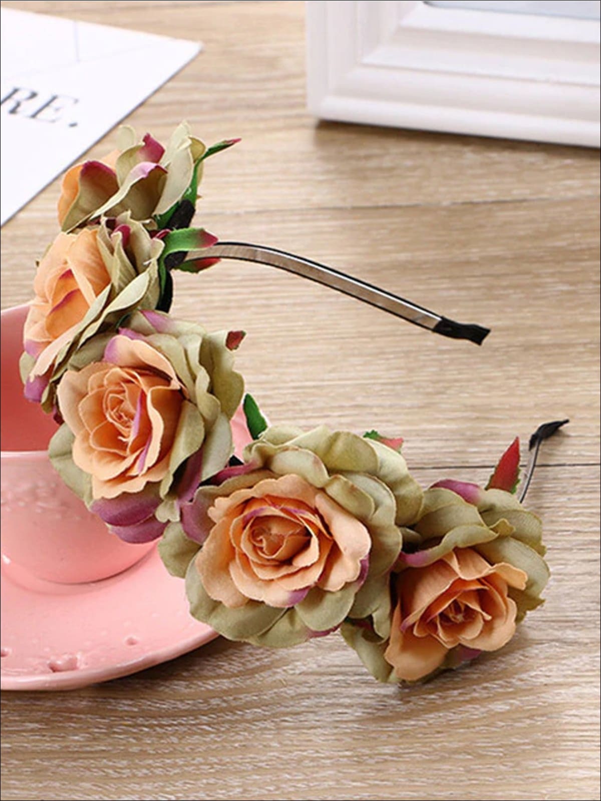 Girls Flower Embellished Headband