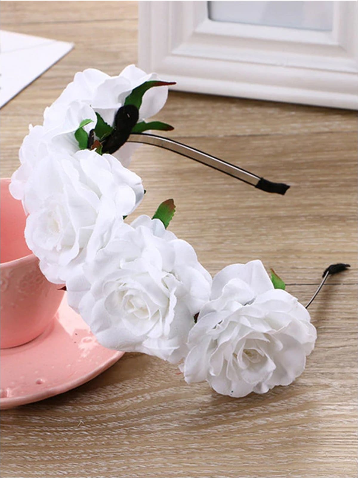 Girls Flower Embellished Headband