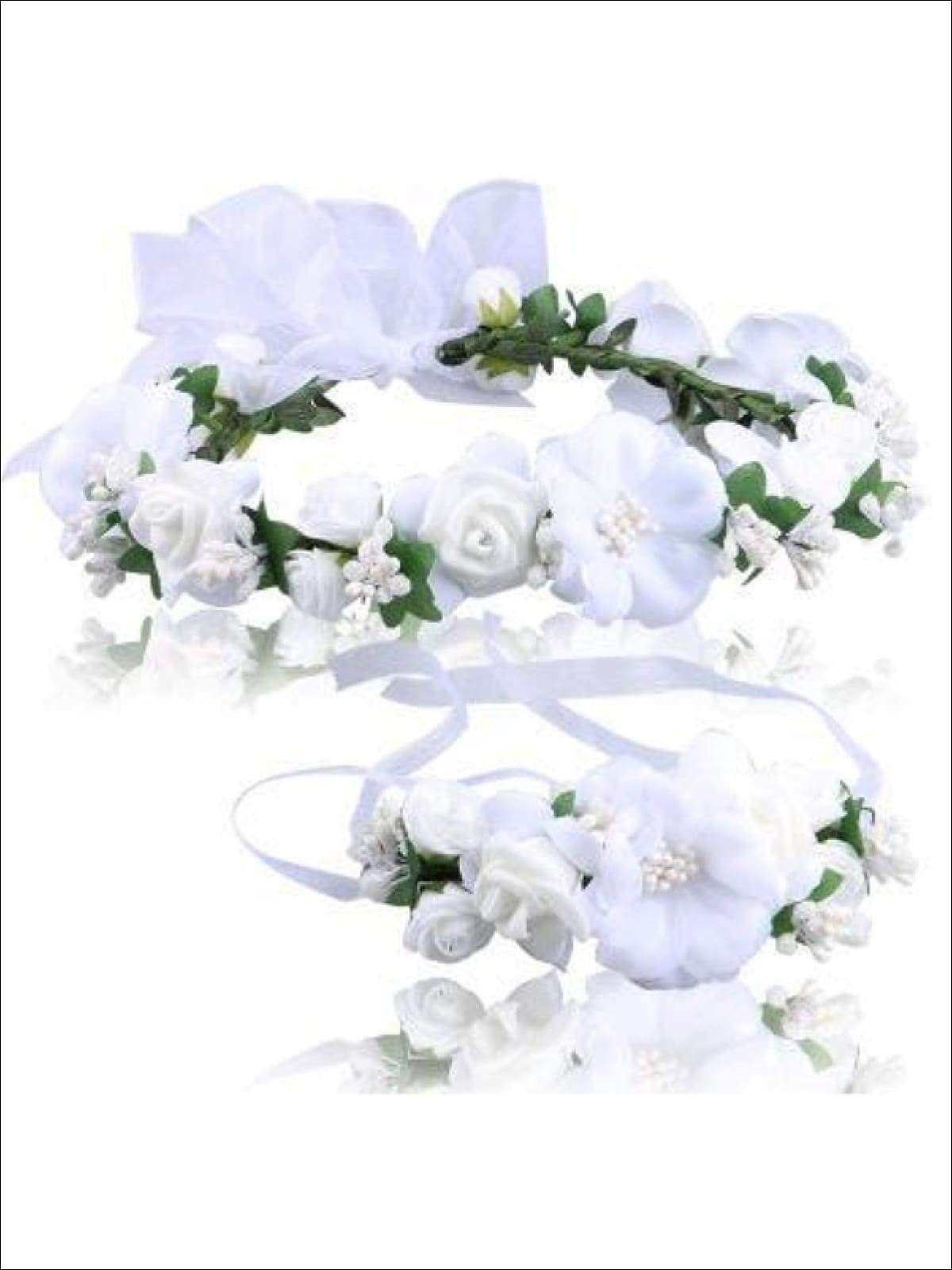 Girls Flower Halo Set