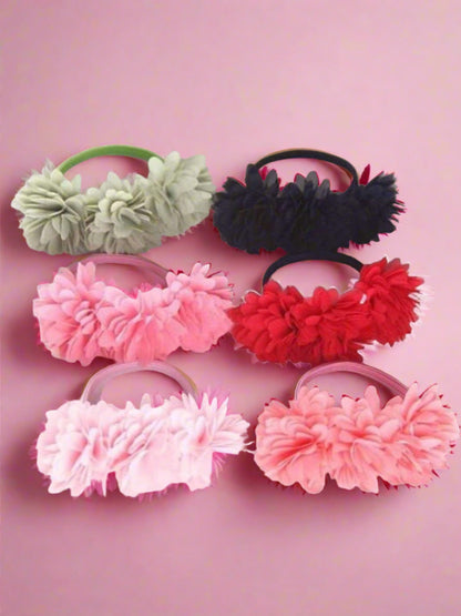 Girls Flower Petal Hair Band