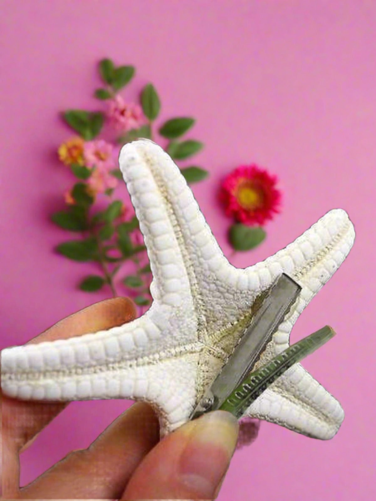 Girls Mermaid Starfish Hair Clip