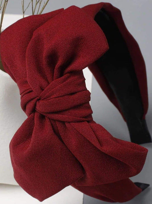 Girls Oversized Bow Chiffon Headband