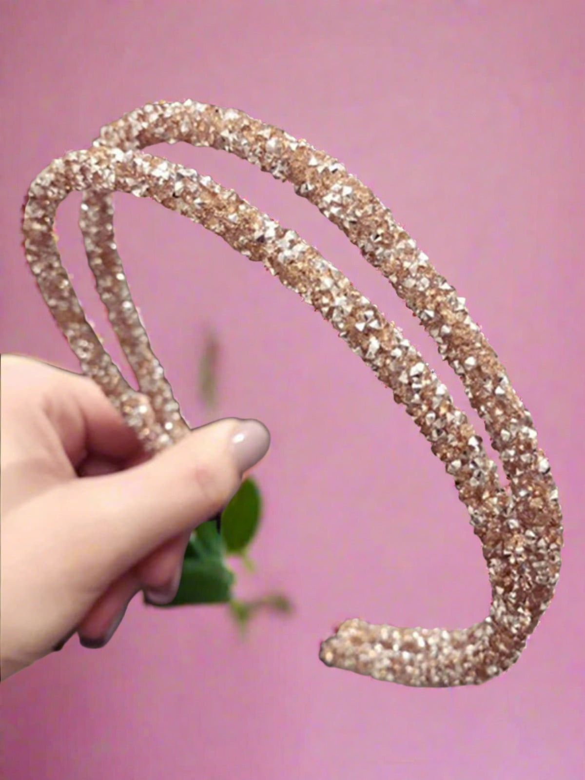 Girls Rhinestone Princess Headband (2 Style Options)