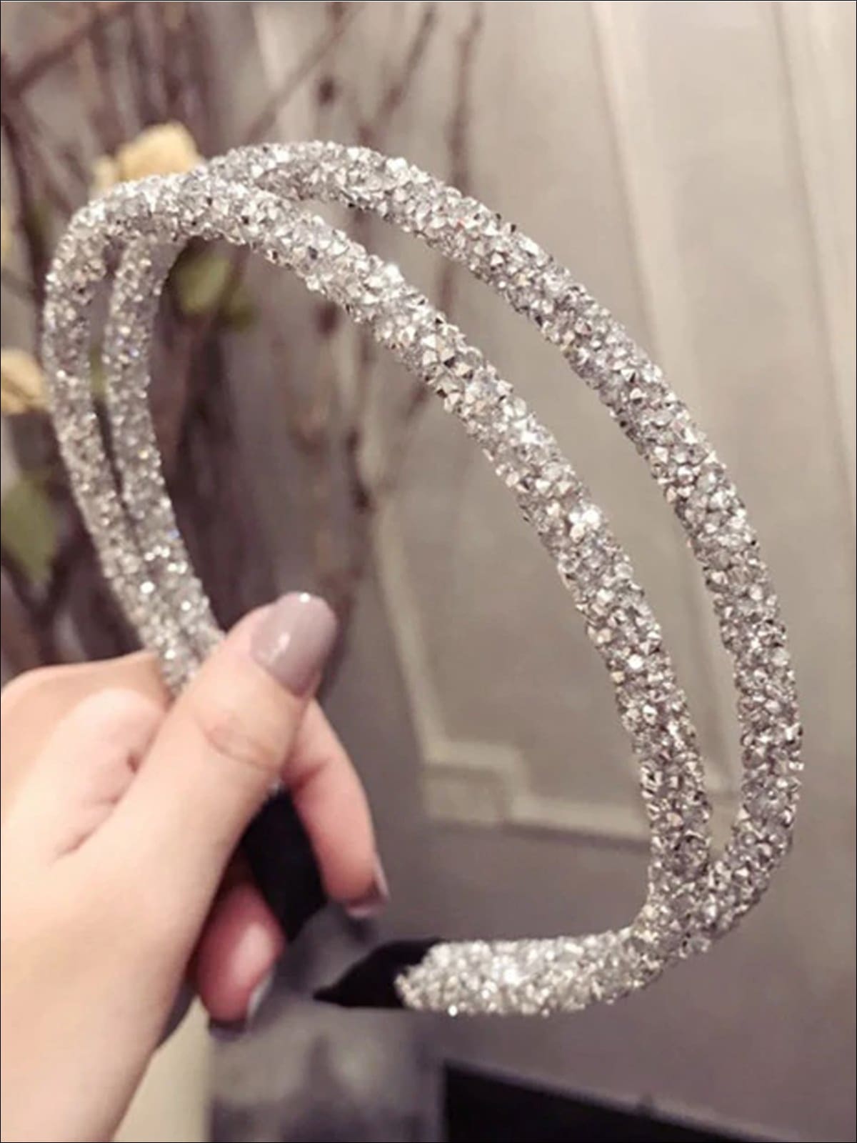 Girls Rhinestone Princess Headband (2 Style Options)