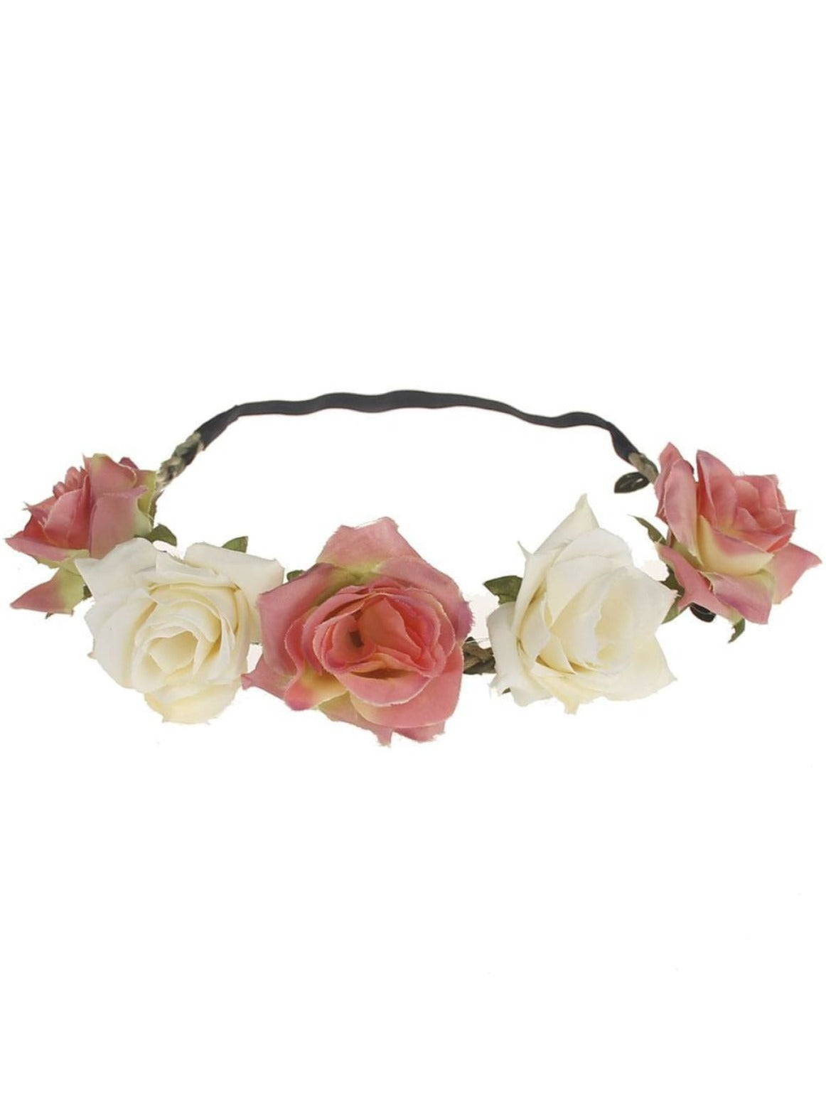 Girls Rose Flower Halo