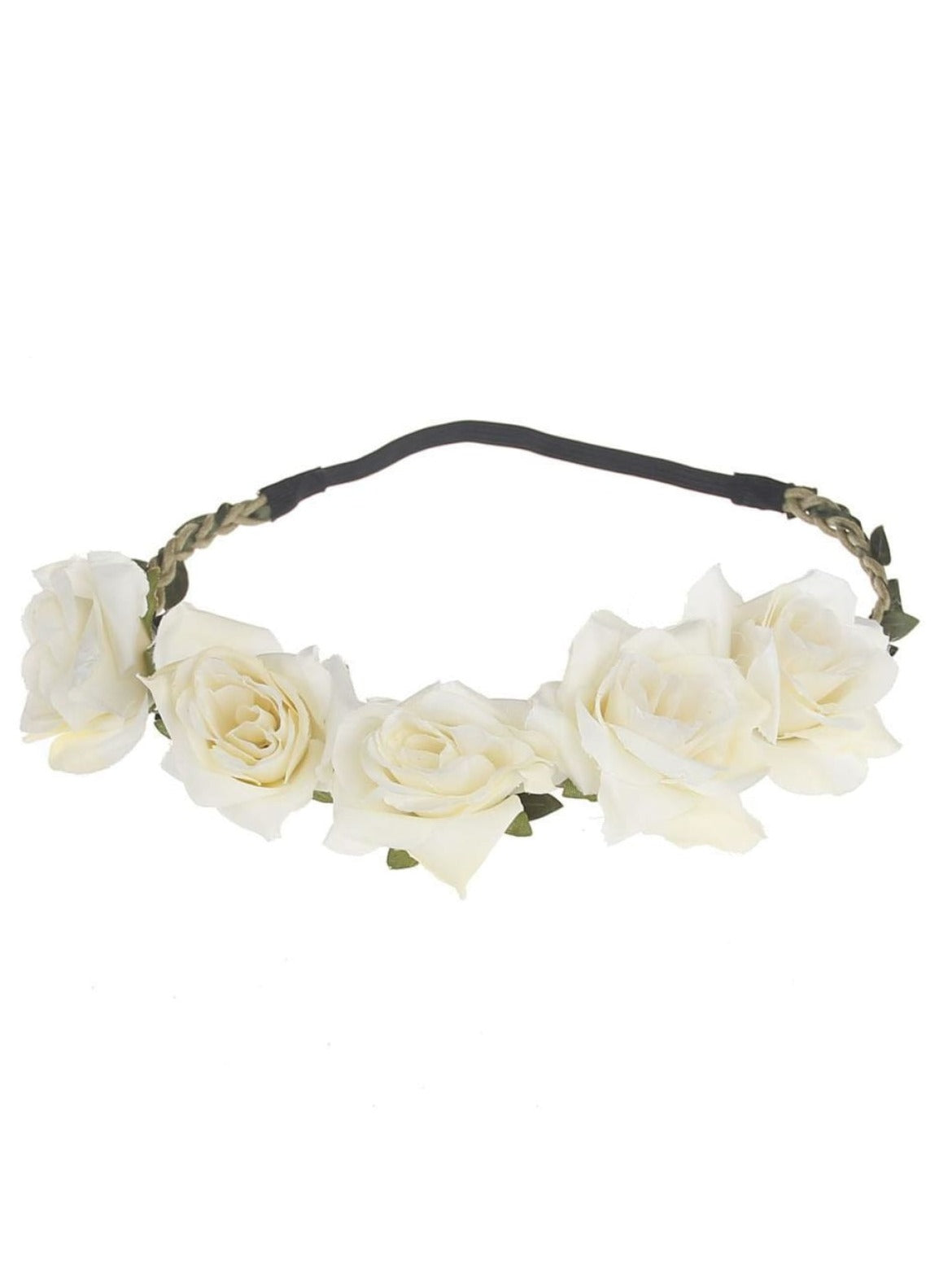 Girls Rose Flower Halo