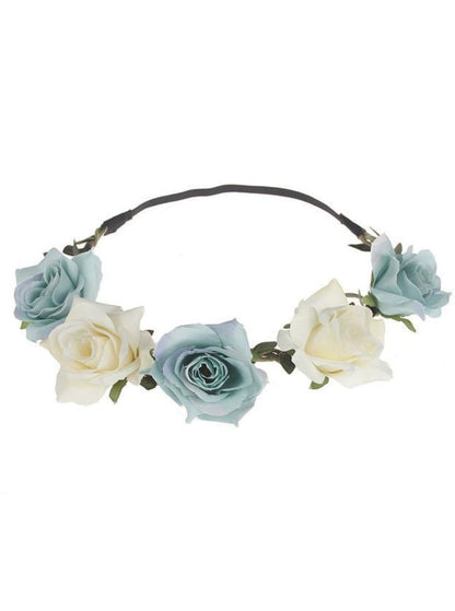 Girls Rose Flower Halo