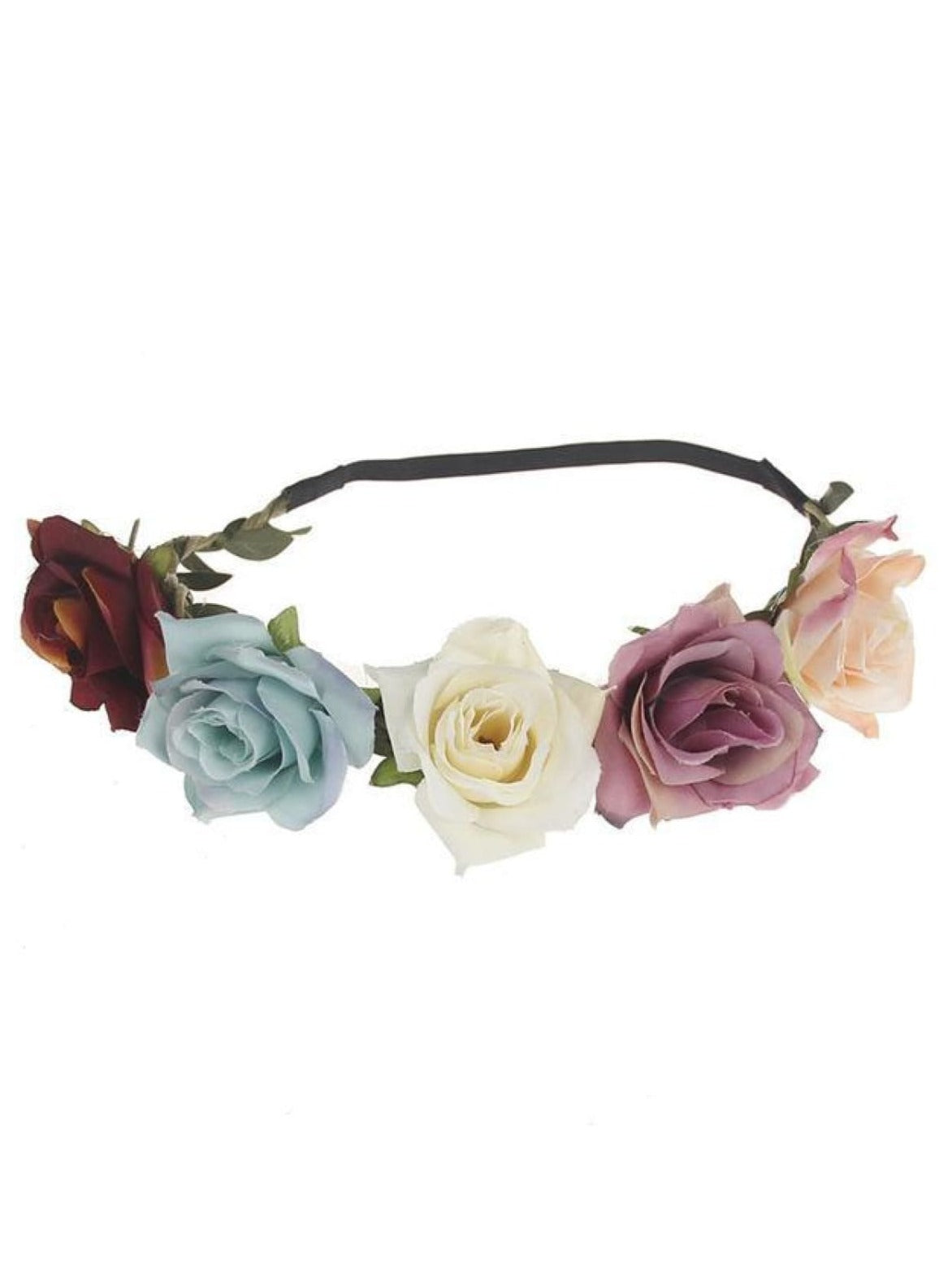 Girls Rose Flower Halo