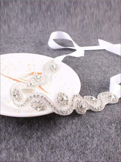 Girls Vintage Inspired Rhinestone Headband