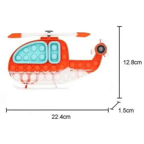 Helicopter pop it fidget toy - Helicopter Fidget (New Release)