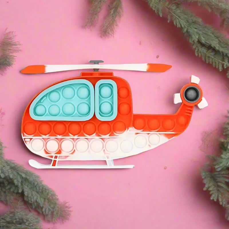 Helicopter pop it fidget toy - Helicopter Fidget (New Release)