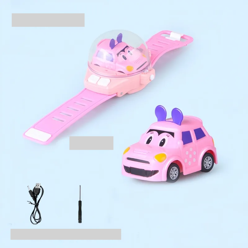 Kids Mini Watch Remote Control Car - USB Charging, Birthday Gift