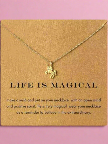 Girls Inspiration Charm Necklaces