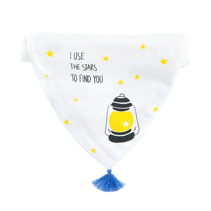 Baby Cotton Bib Cartoon Pom Pom Triangle  Wholesale