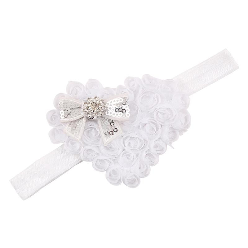 Bow Love Heart Baby Headband