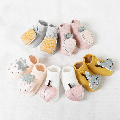 Baby Toddler Socks Cartoon Fruit