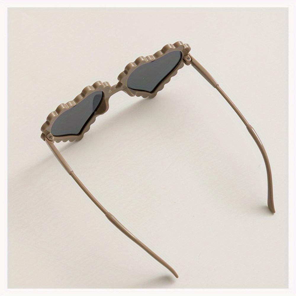 4PCS Cool Children's Fashionable Frosted Decorative Fashion Glasses for Outing Travel Beach