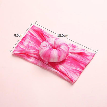 Baby Donuts Shape Tie Dye Headband