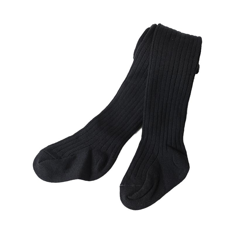 Baby Kid Girl Solid Color Ribbed Tights Wholesale