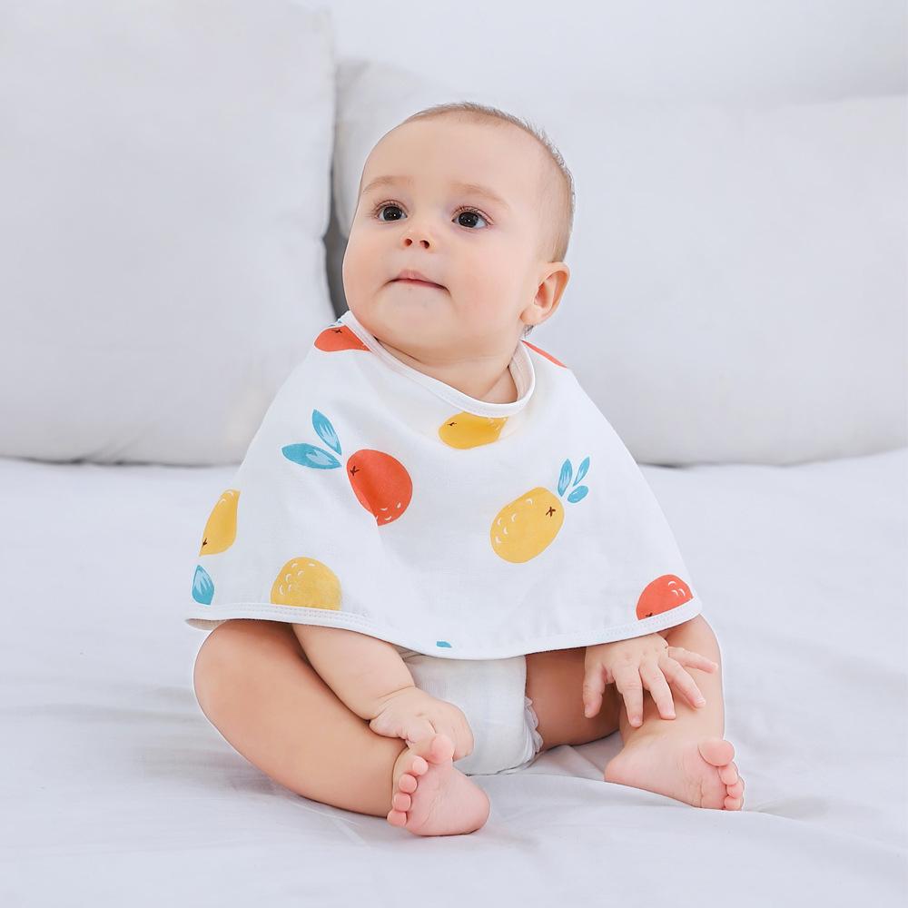 Baby Cartoon & Fruit Printed Bib Wholesale