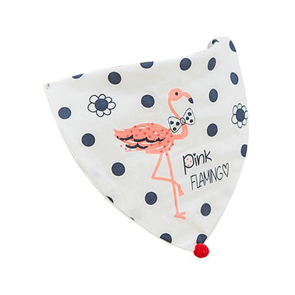 Baby Cotton Bib Cartoon Pom Pom Triangle  Wholesale