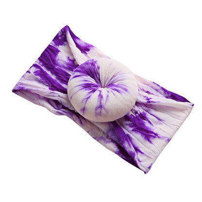 Baby Donuts Shape Tie Dye Headband