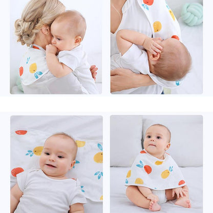 Baby Cartoon & Fruit Printed Bib Wholesale
