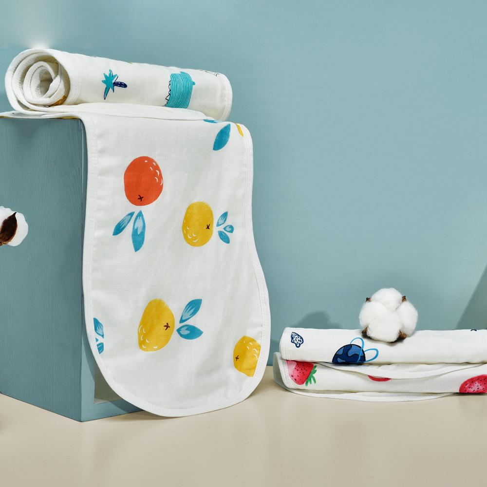Baby Cartoon & Fruit Printed Bib Wholesale