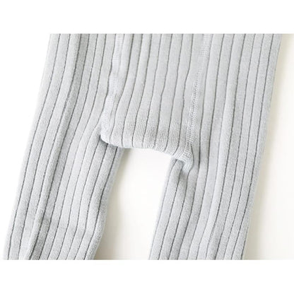 Baby Kid Girl Solid Color Ribbed Tights Wholesale