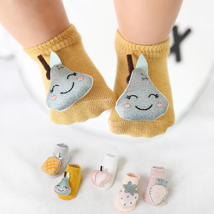 Baby Toddler Socks Cartoon Fruit