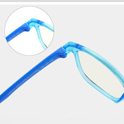 Kid Blue Light Blocking Solid Color Frame Glasses  Wholesale