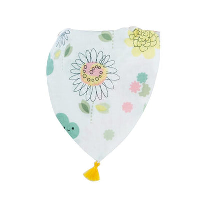 Baby Cotton Bib Cartoon Pom Pom Triangle  Wholesale